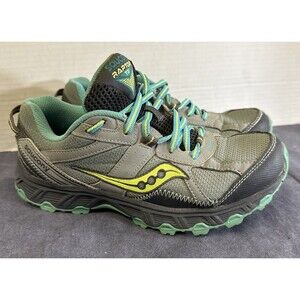 Saucony "Raptor TR" Gray and Turquoise Running Shoes Women's 8
